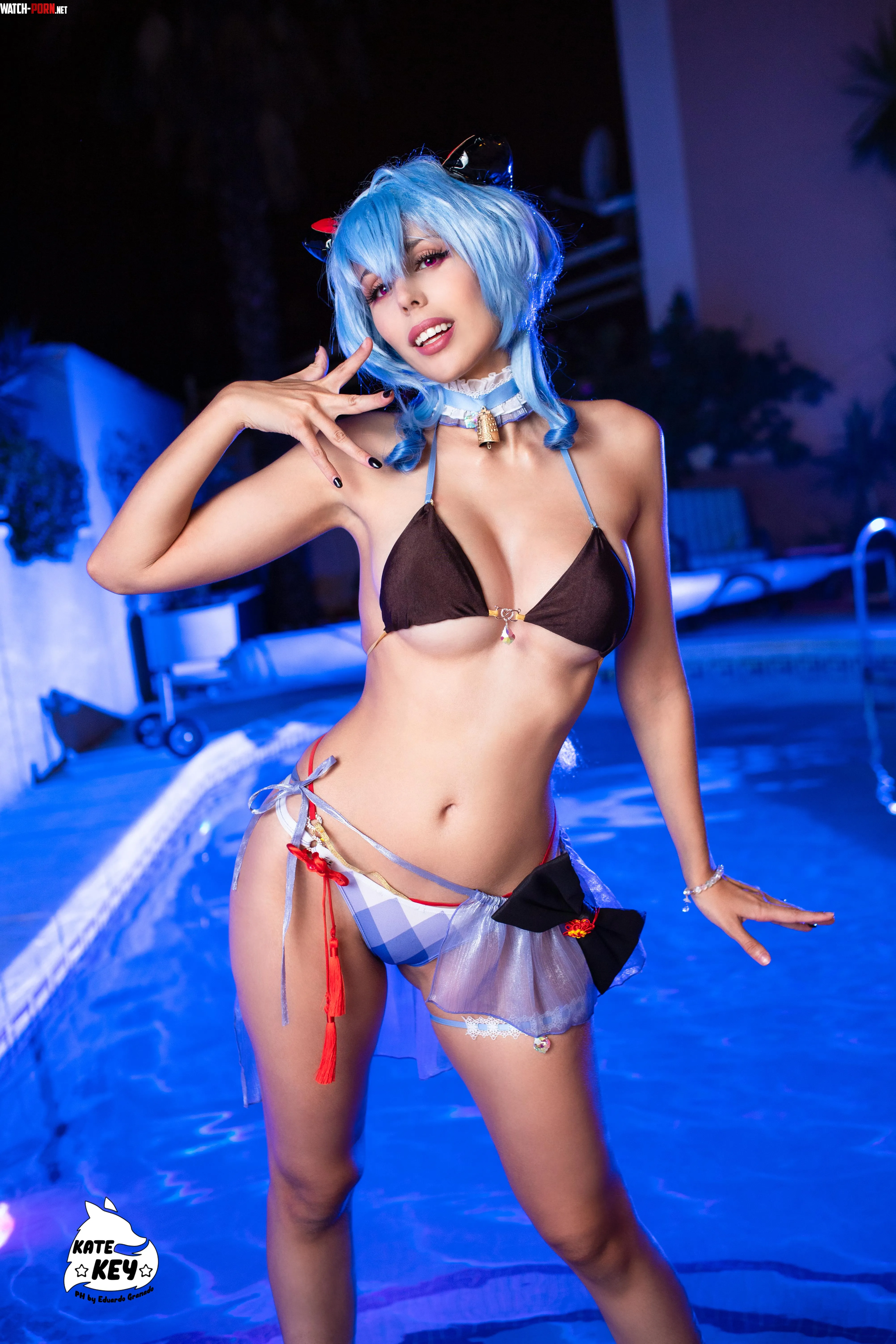 Ganyu bikini from Genshin Impact by Kate Key Cosplay by katekeycosplay