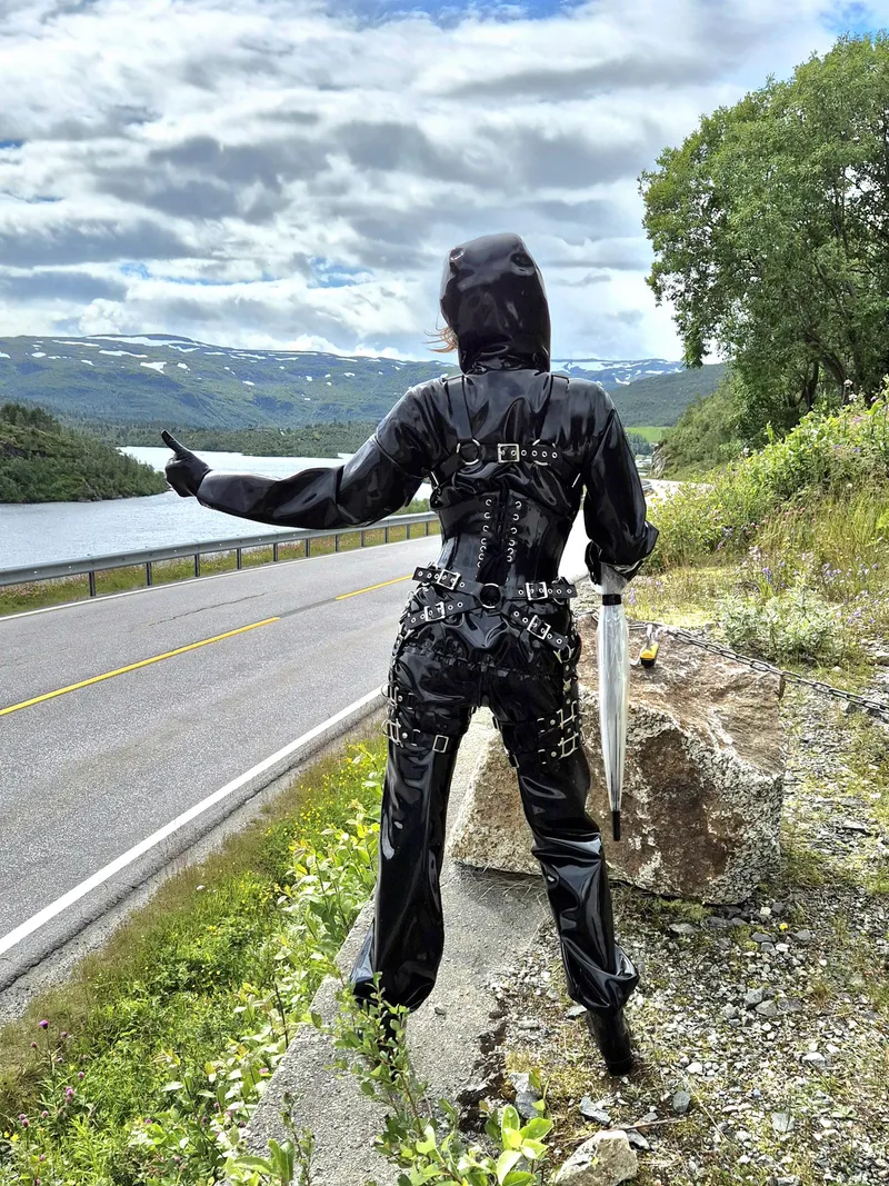 Thumbnail Luxurious Latex Ride: Join LatexLovingLady's Adventure | ShinyPorn