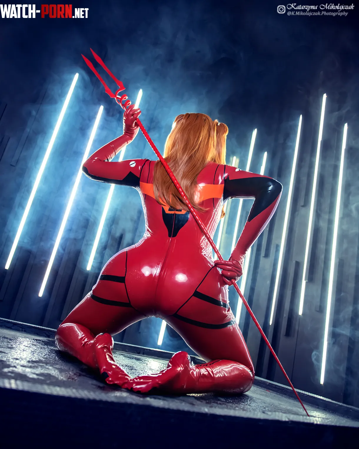 Latex Asuka Langley Cosplay (ne0nixx) by ne0nixxxx