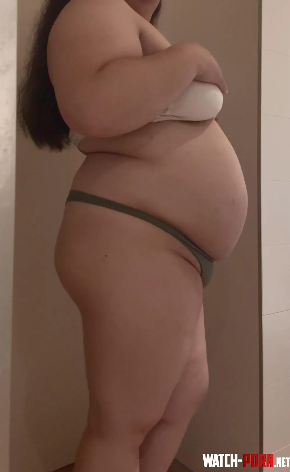 I ate too much tonight 🫠 I honestly looked pregnant by Rosaleehh-1878