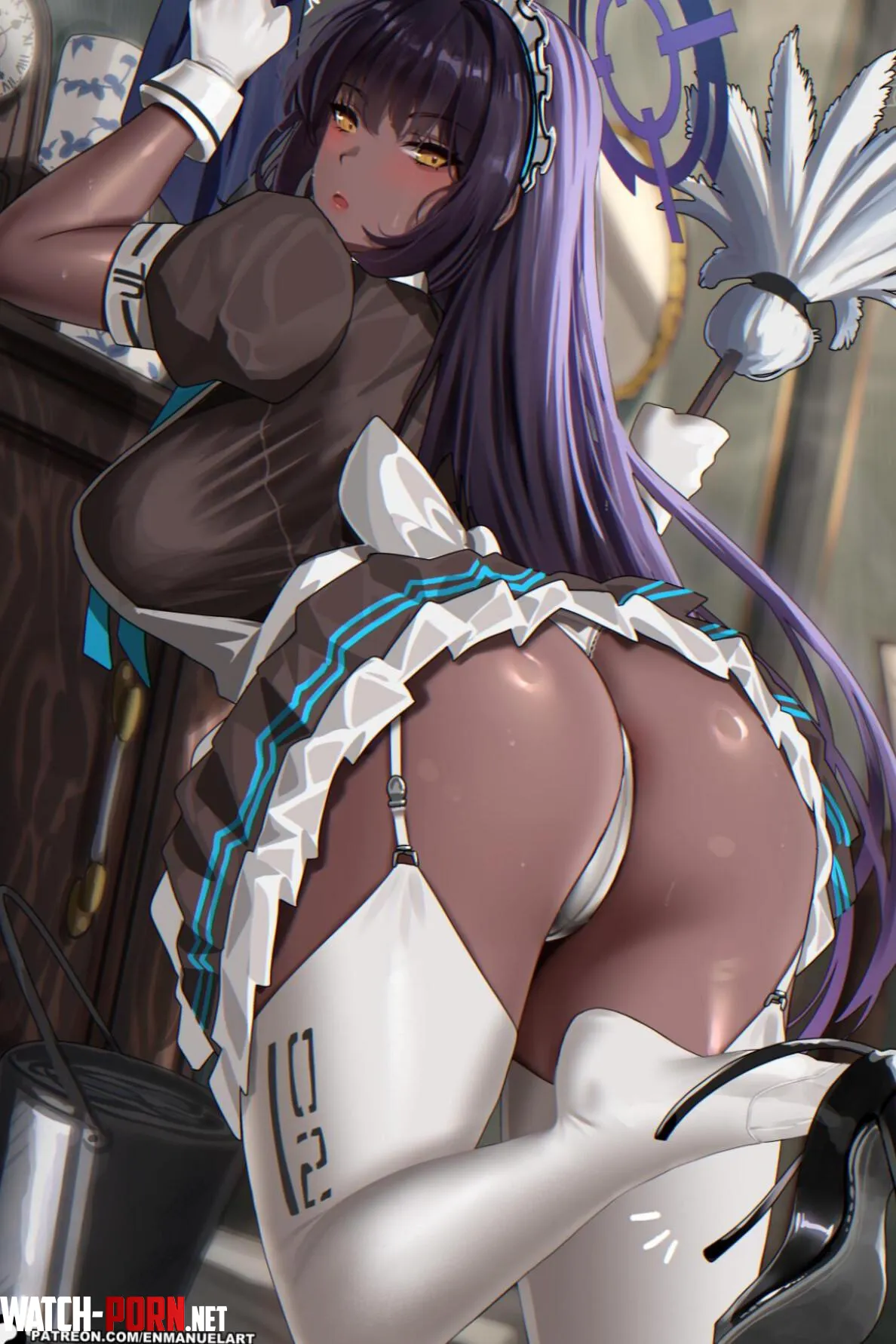 Maid Karin [Blue Archive] by Vishopusolasag