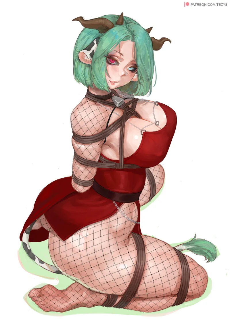 Thumbnail Crelly cowgirl in bondage [Tezy8 Art] by StarvingArtist2000