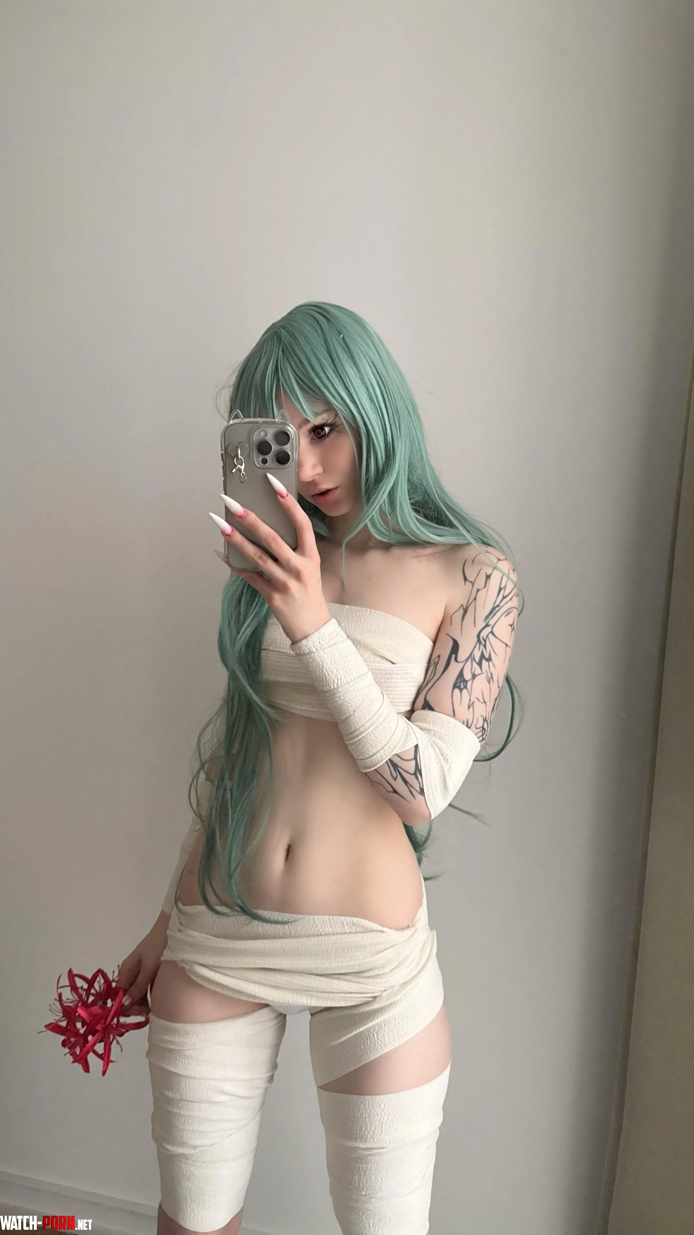 Do you like my neon hair? by Sugar_Lily_14