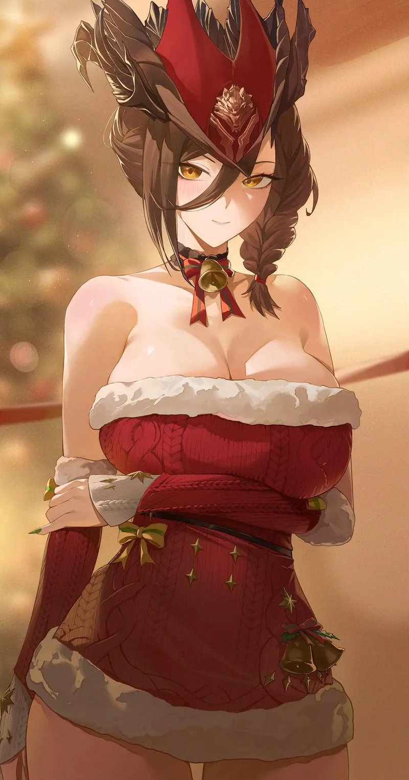 Thumbnail RainDMask Presents Duet Night Abyss Christmas Art | Ecchi