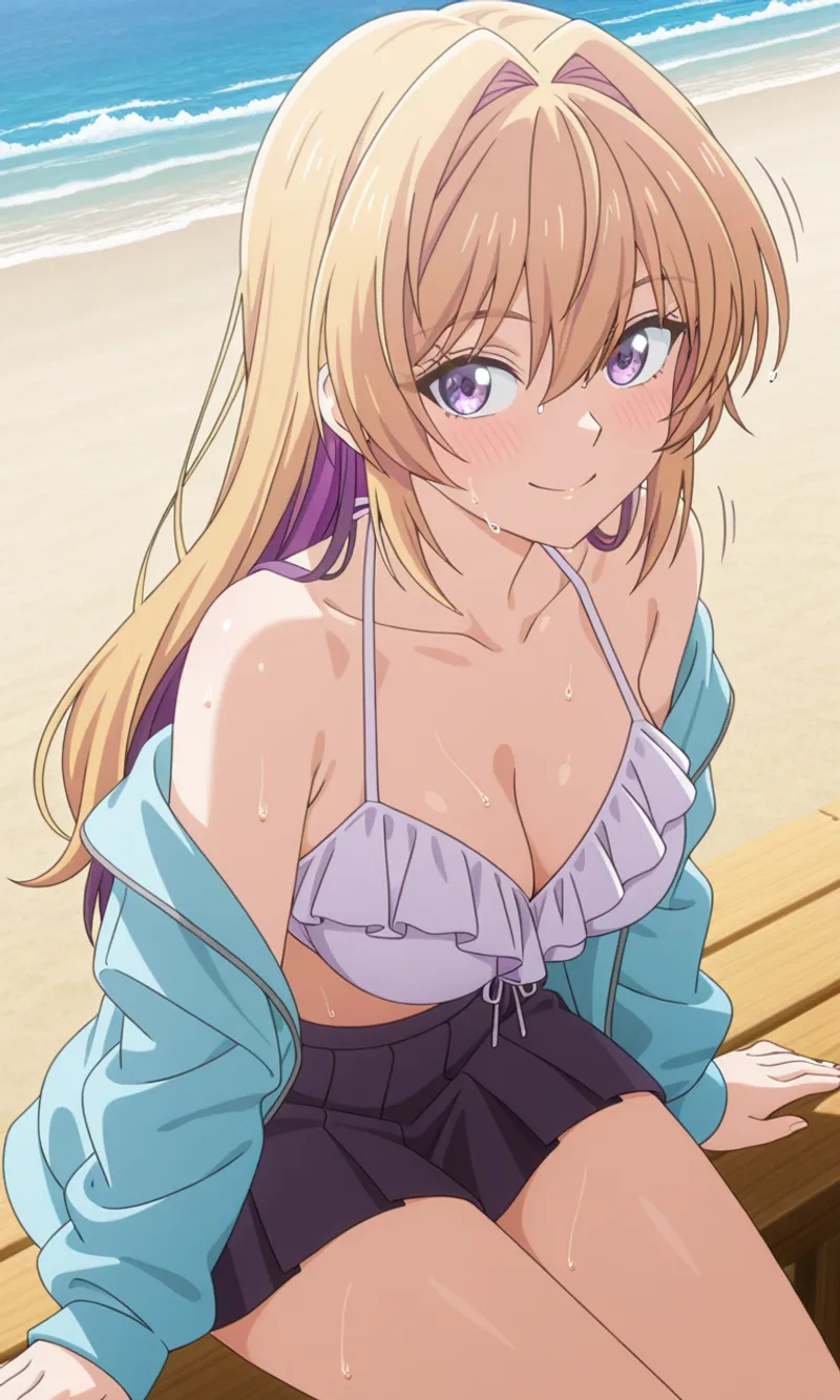 Thumbnail WoolsonDaSheep's My Awkward Senpai Story: Azusa Kannawa in OppaiLove Category