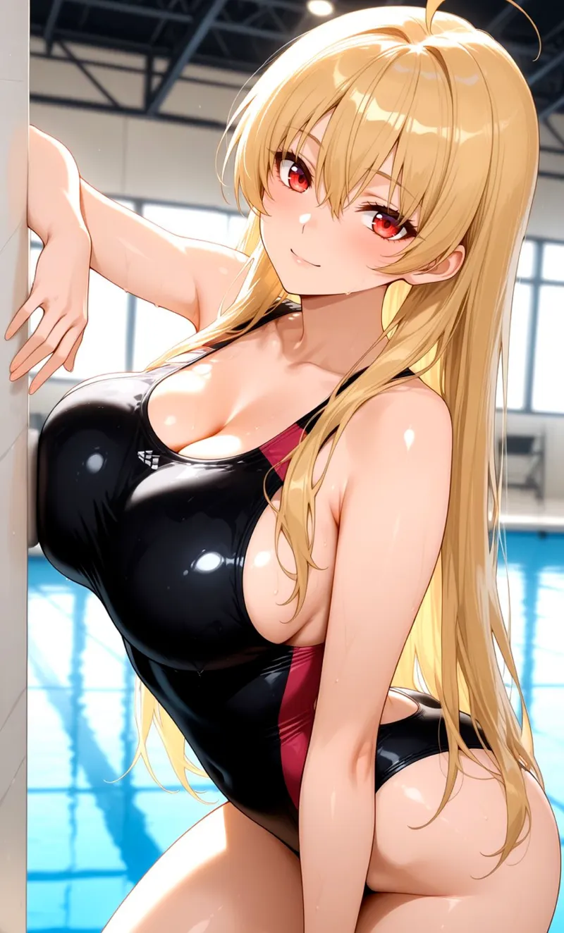 Thumbnail WoolsonDaSheep Explores 'Competition Swimsuit' in Anime Bodysuits