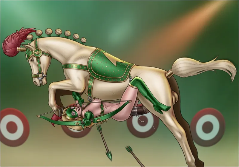 Thumbnail EnigmusPrime Presents Trickshot Rider from DC Comics in HentaiBeast Storyline