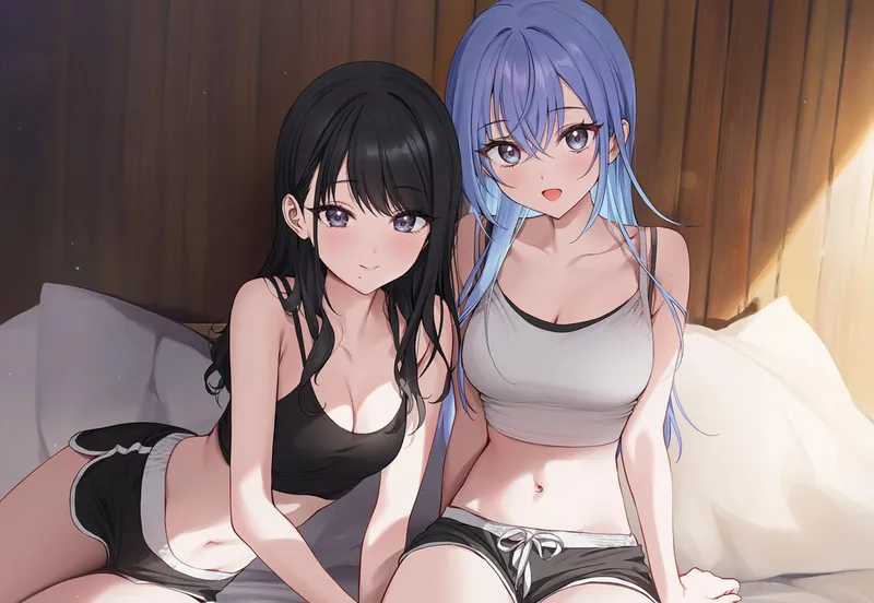 Thumbnail Hiori Kazano & Hana Suzuki [Idolmaster] by WoolsonDaSheep