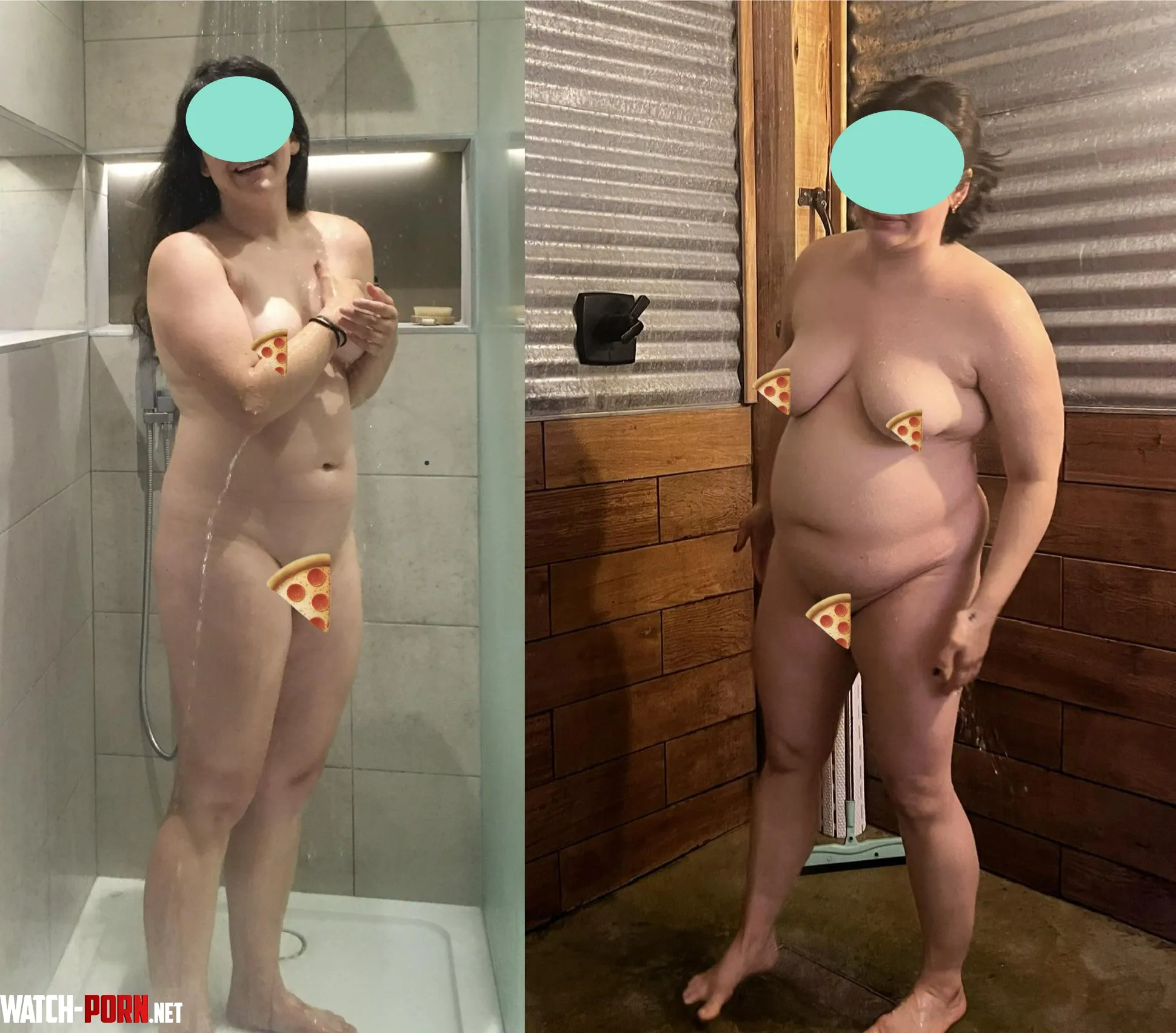 Turned into a blob in the shower by spanksofamerica