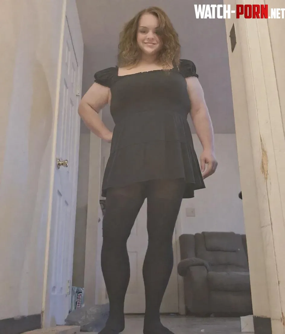 Little black dress ad leggings to match by samiself