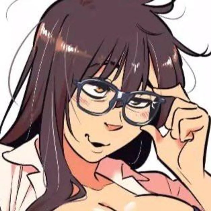 Thumbnail Unveiling the Colorful Source in Hentai: 1girl, Glasses, Blushing and more
