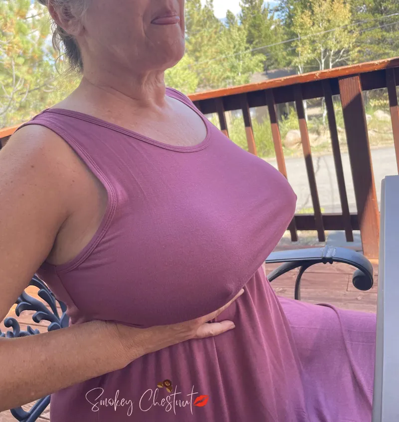 Thumbnail Fashion Statement: 'No Bra on This Day (62)' by SmokeyChestnut | GILF Styles