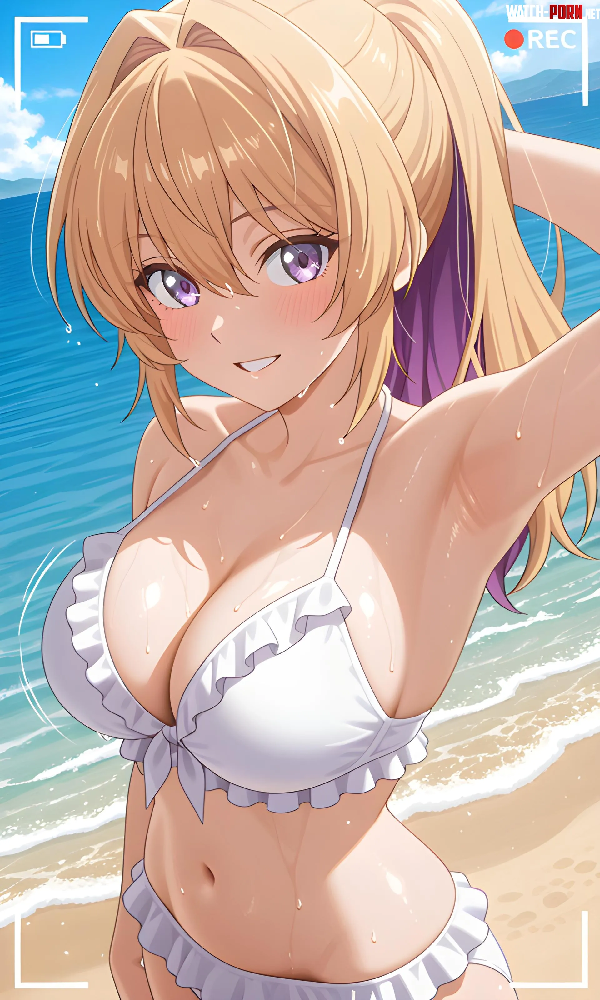 Azusa Kannawa [My Awkward Senpai] by WoolsonDaSheep