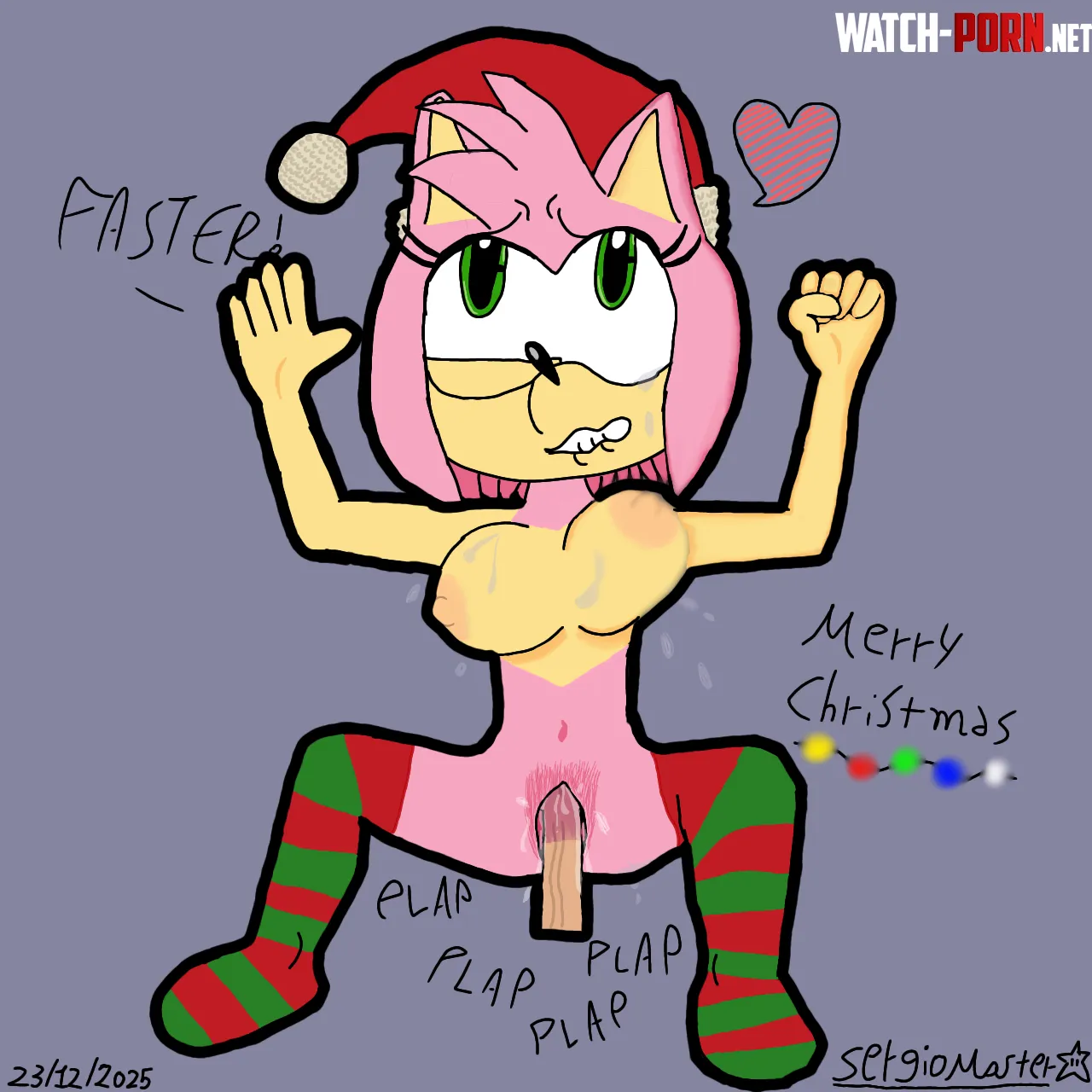 Amy's Christmas (art by me >:]) by Physical_Program6161