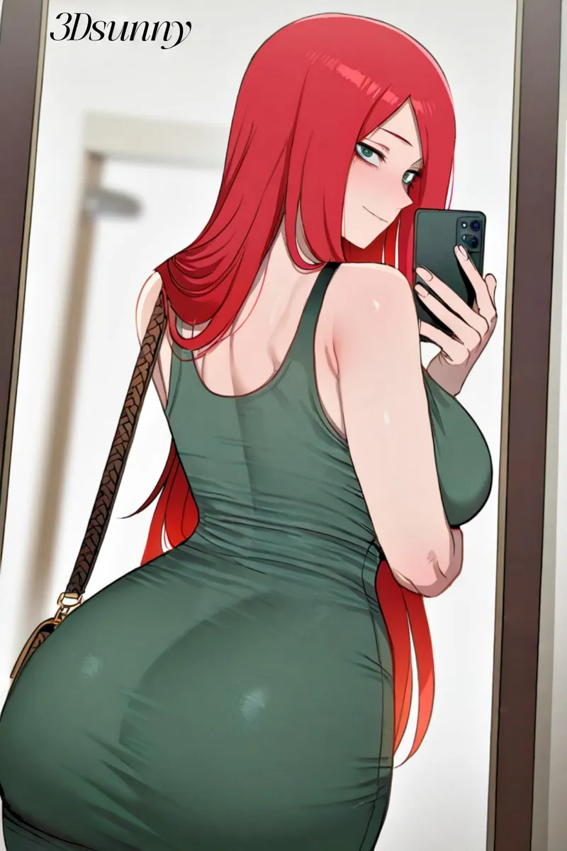 Thumbnail Exploring Kushina's Charms by 3dsunny | AnimeBooty