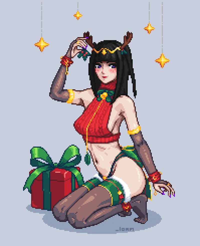 Thumbnail PixelArtNSFW: Unveiling 'Holiday Tharja' by __loam