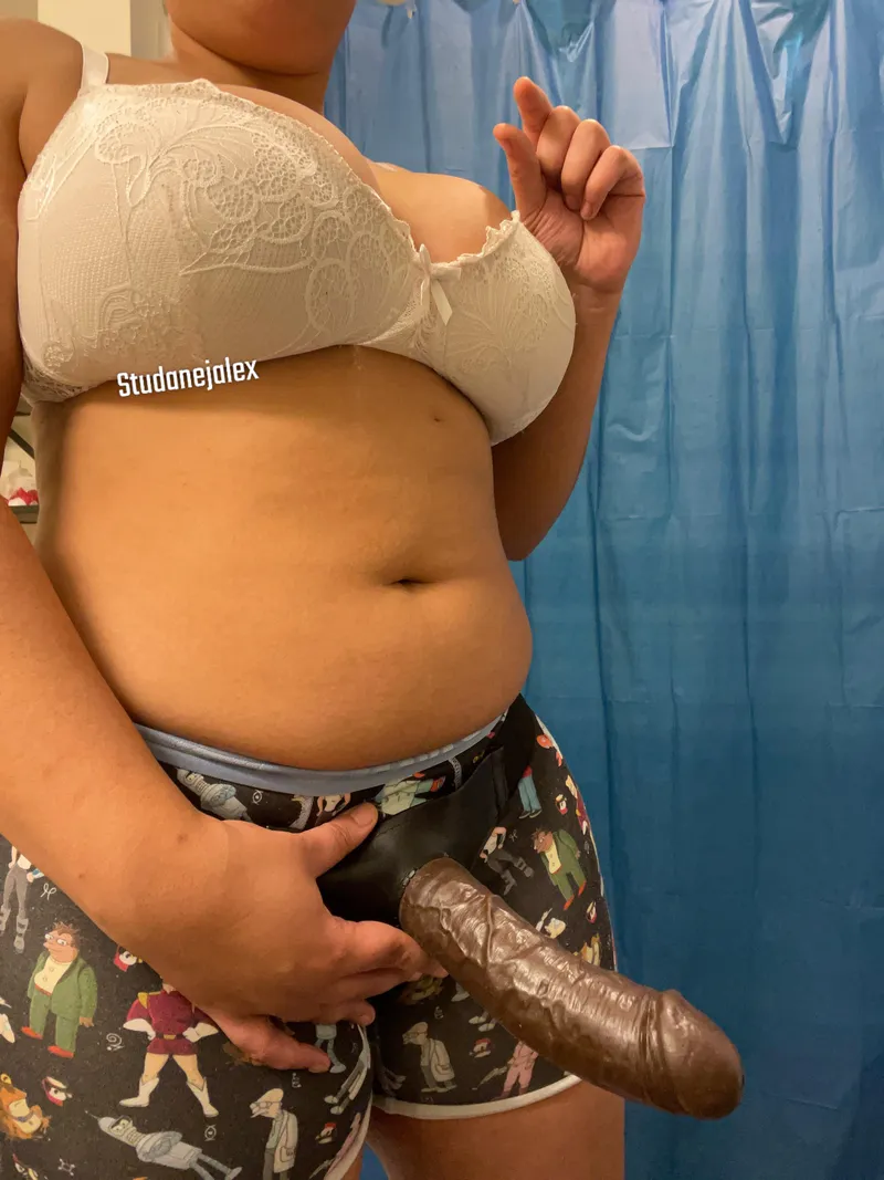 Thumbnail StudanejAlex Asks Audience Preference for Surprises | girlswearingstrapons