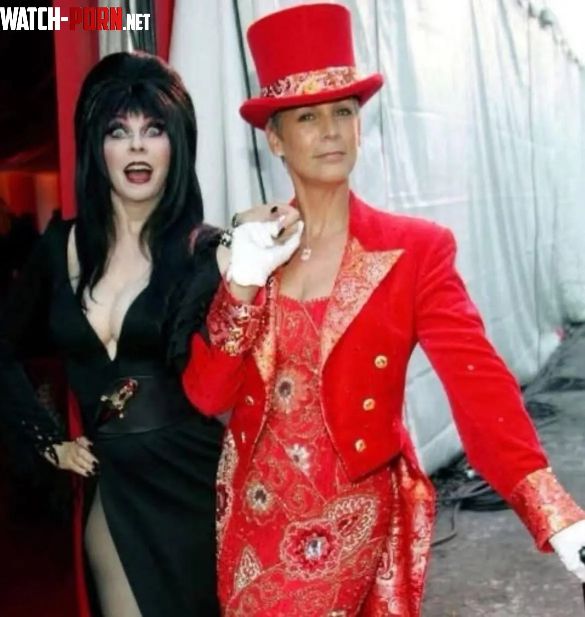 Cassandra Peterson, Jamie Lee Curtis by icecreampaintjob011