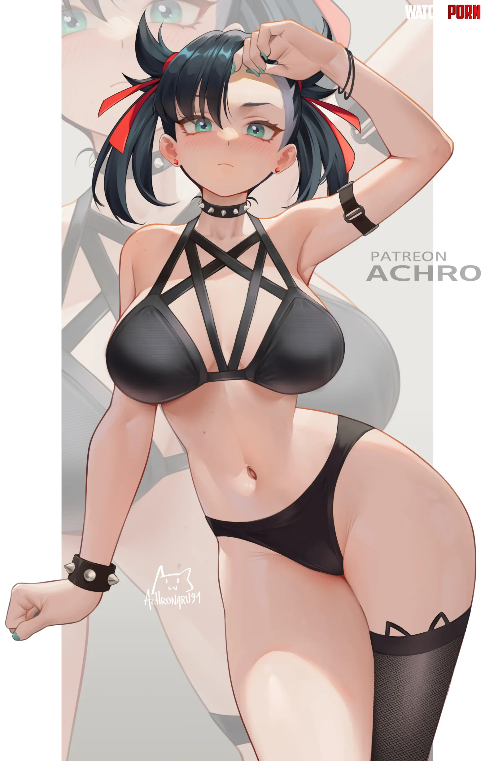 Marnie in Lingerie [Pokemon] by A_MASSIVE_PERVERT