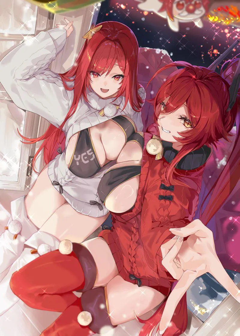 Thumbnail Rapi and Red Hood deliver presents (OHLAND) [Nikke] by MillionHypotheses