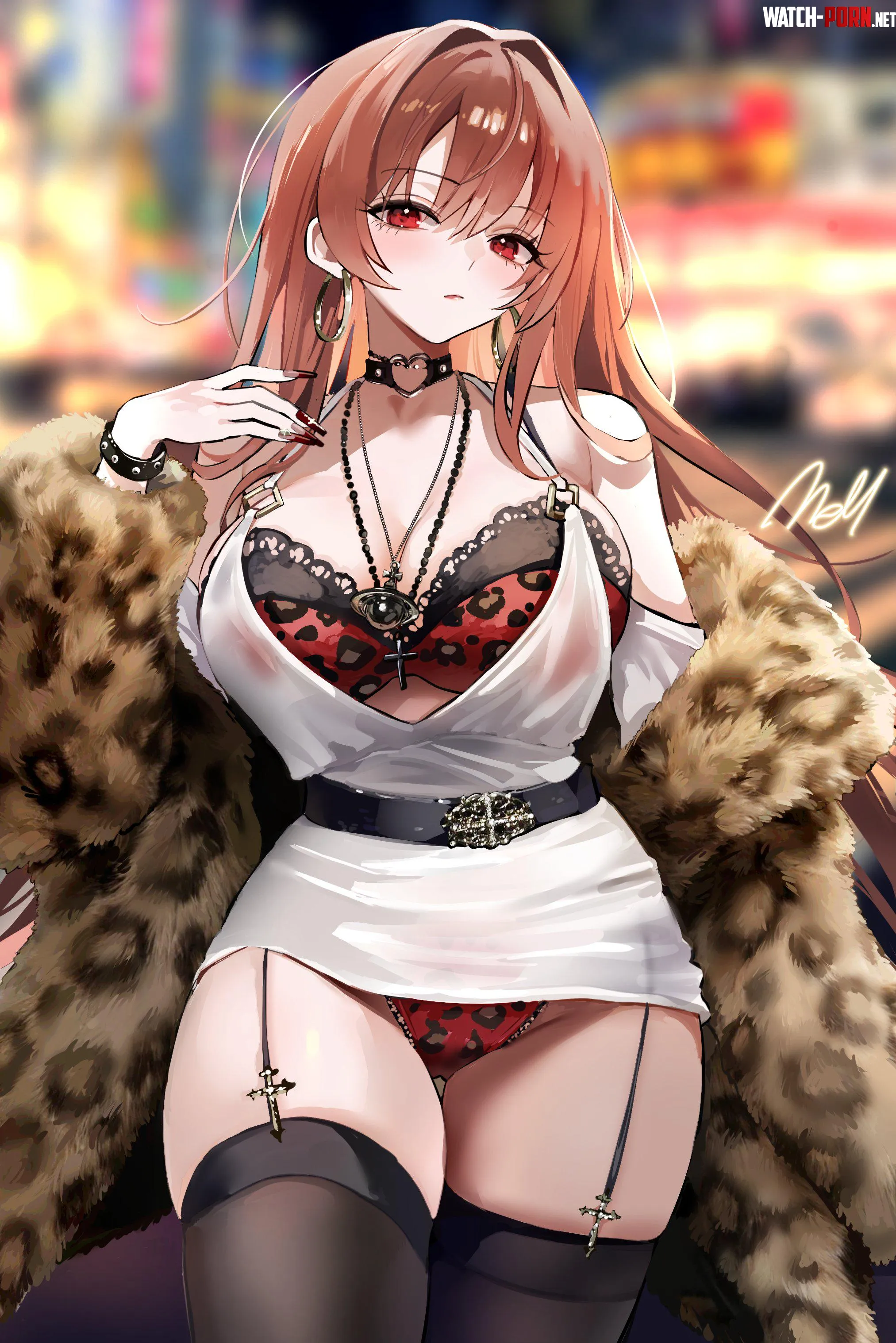 Black garter straps (MELL / MELLO / mellymelly_cm / mellymelly_luv) [Original] by elegantloveglimmer