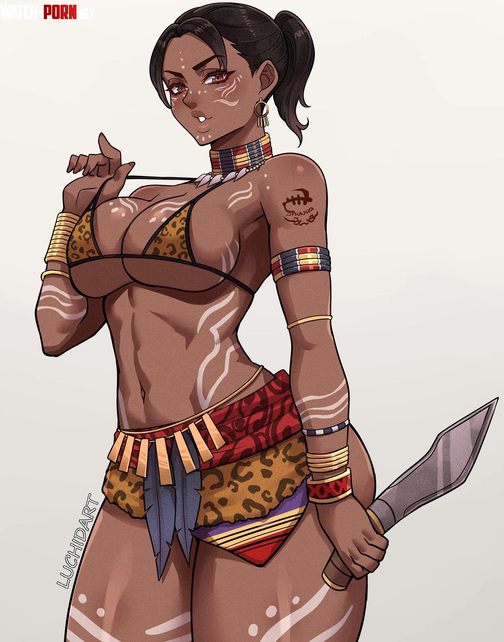 Sheva (luchidart) [capcom] by DarkMagician100