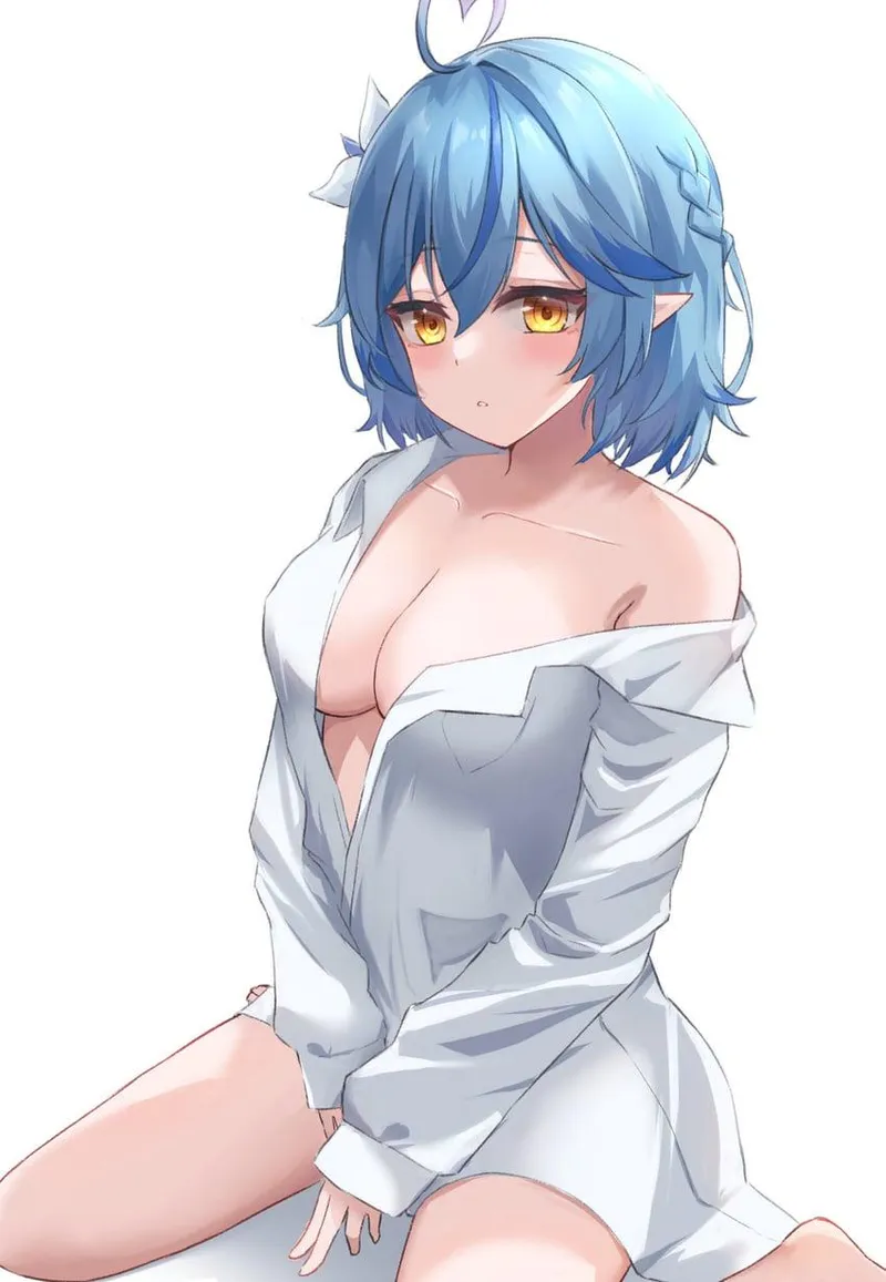 Thumbnail White Shirt [Hololive] by yuzuki4no | Ecchi