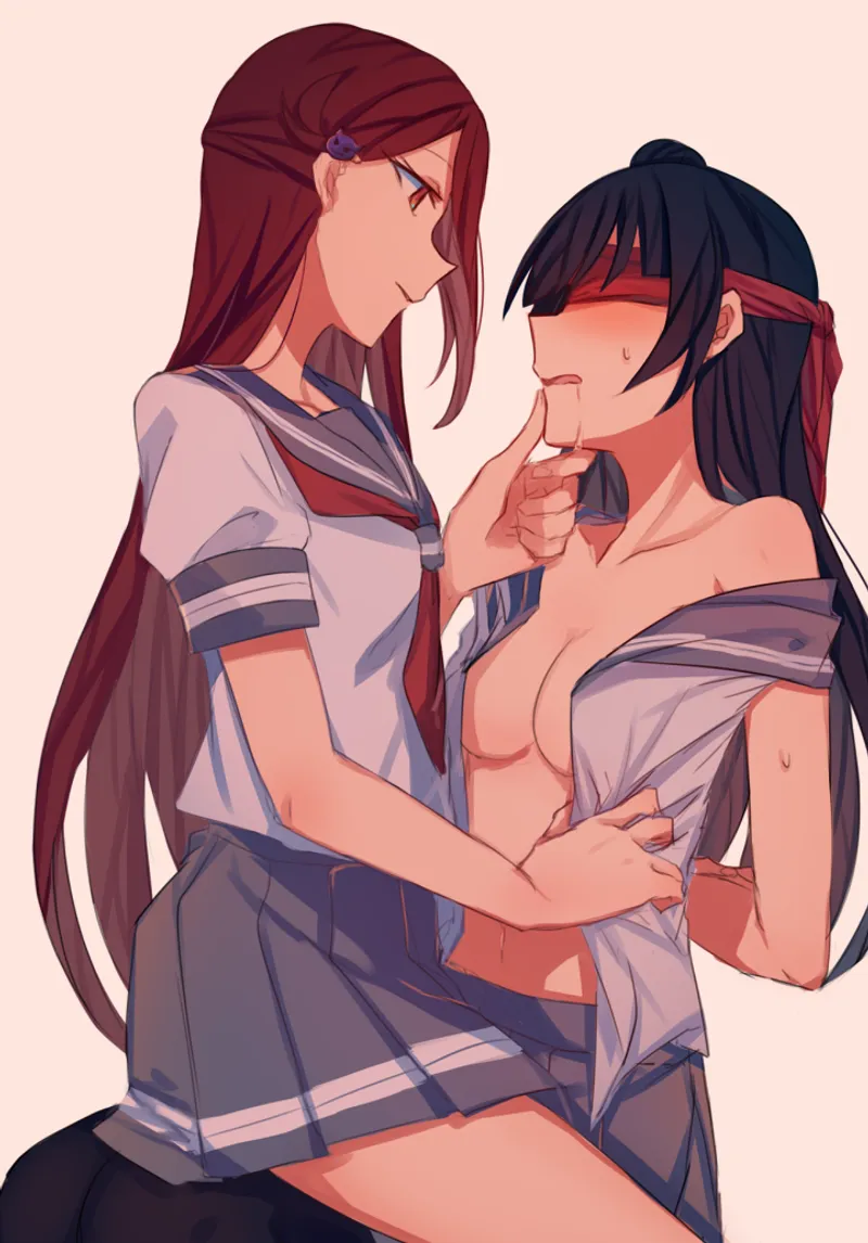 Thumbnail Love Live Sunshine Yuri Fanfiction: Blindfolded by Lysannaa