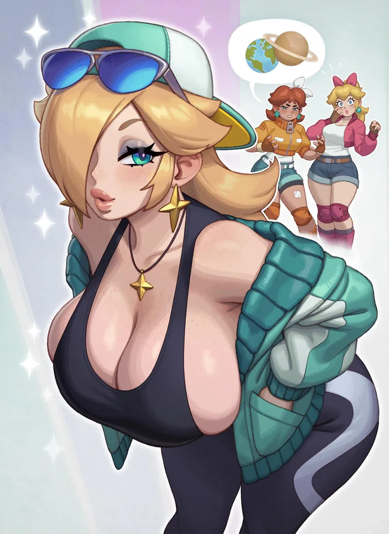 Thumbnail Celestial Beauty of Rosalina by rizdraws | Unveiling mariorule34 Desires