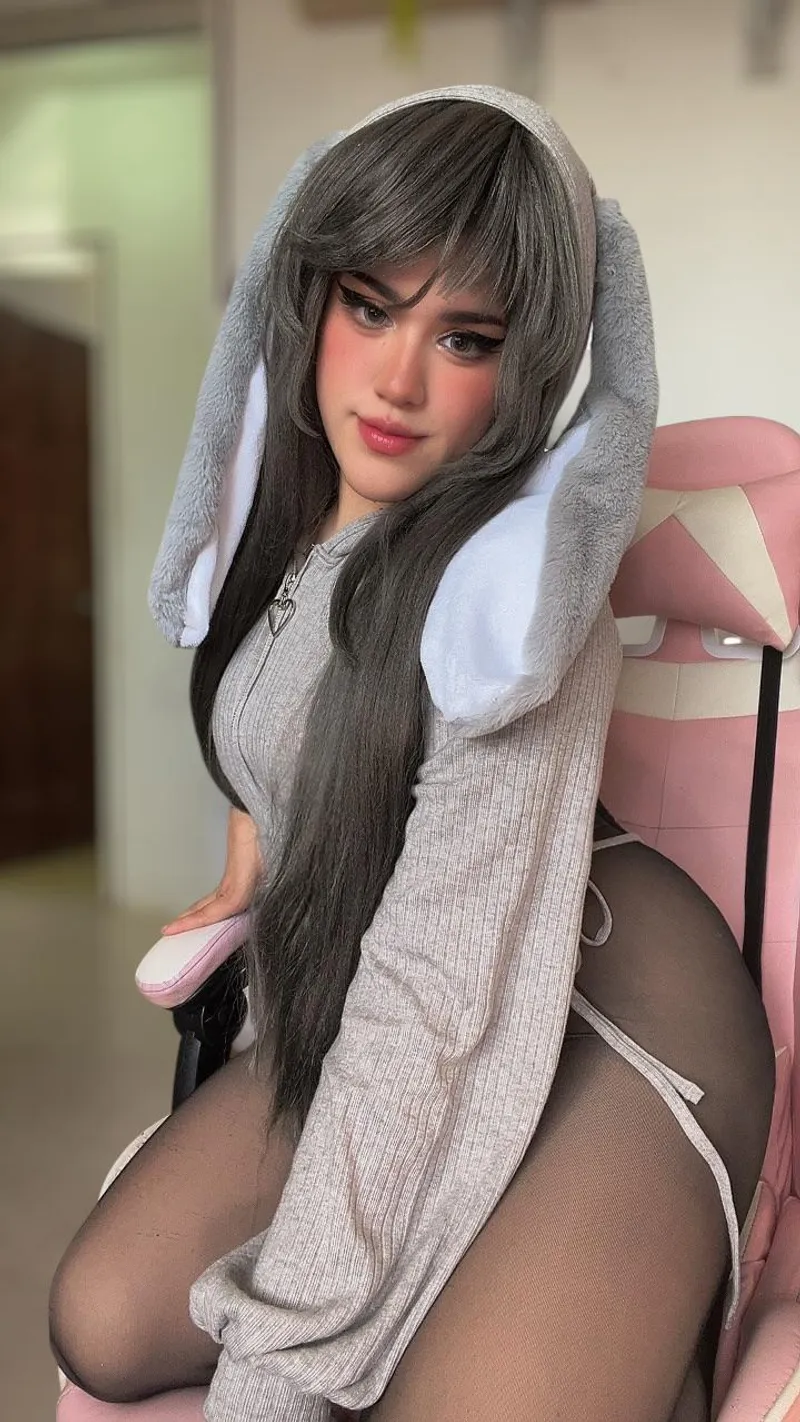 Thumbnail Grey Beauty: BunnyGirl Charms by afrodisiacauwu