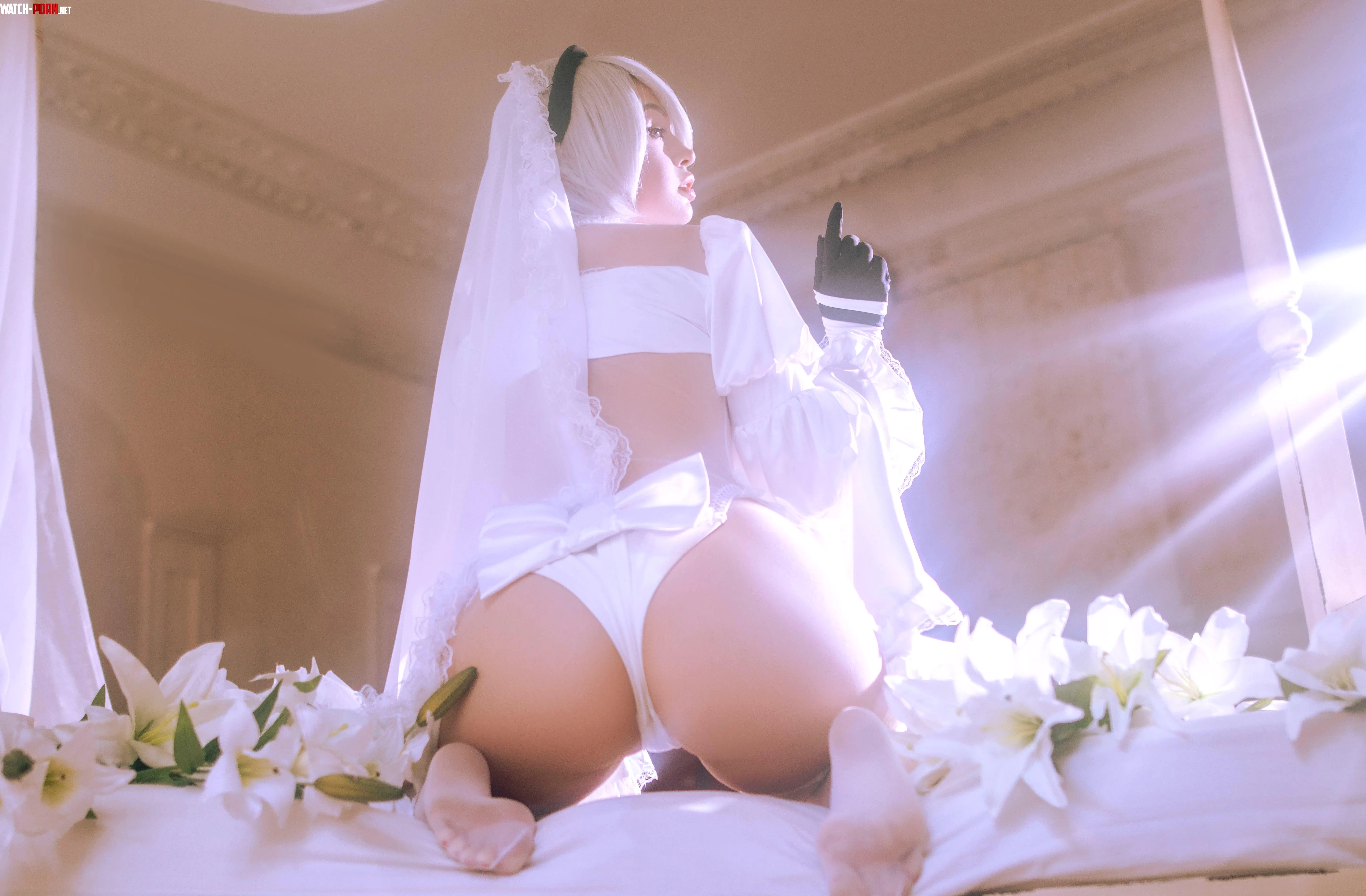 2B White Bride from NieR Automata by Nana by tastycosplayer