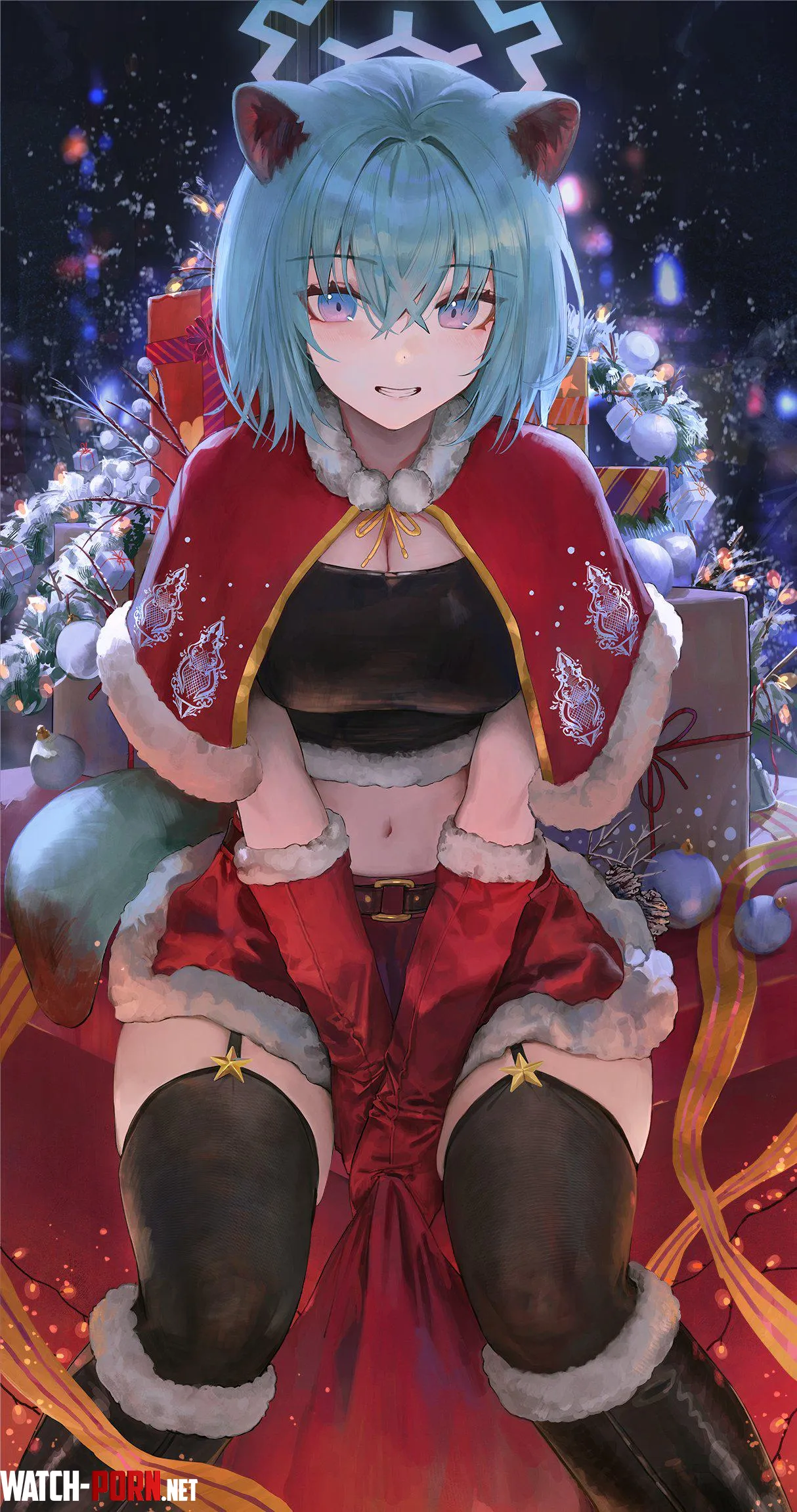 Santa Shigure [Blue Archive] by WoolsonDaSheep