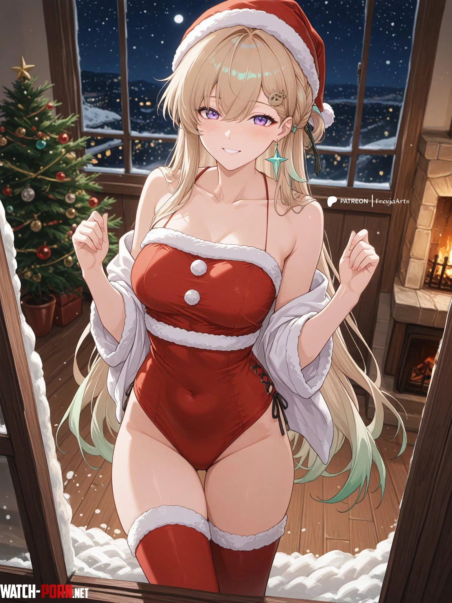 Christmas Lynae [Wuthering Waves] by WoolsonDaSheep