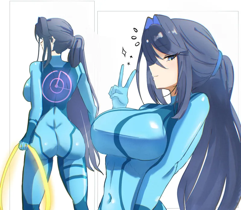 Thumbnail HoloLive Sensation: Zero Suit Kronii Unleashed by WoolsonDaSheep