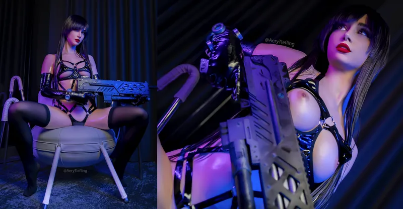 Thumbnail Reika from Gantz Cosplay by Aery Tiefling [OC]: A Bold and Sensual Impression