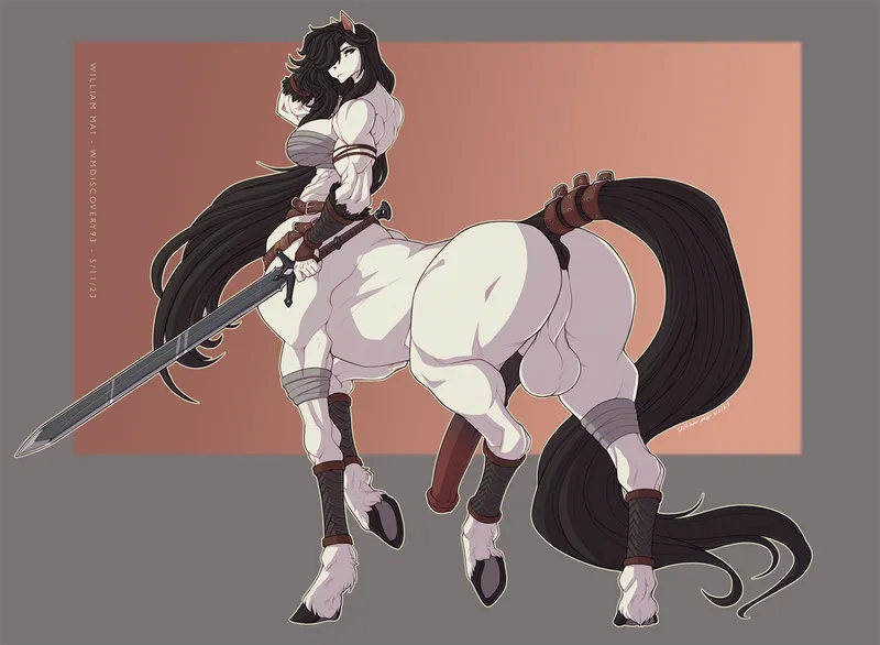 Thumbnail WMDSketches Presents a Centaur Warrior Fantasy [I]