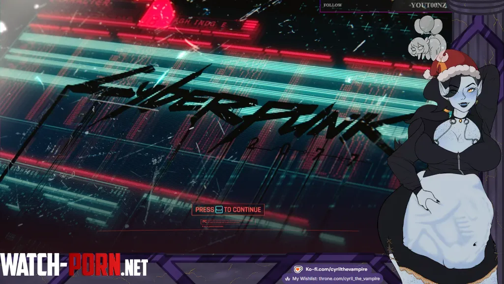 {Promo} Vorny Vampire Goddess Devours Night City (Live w/ Cyberpunk 2077) by icebarb