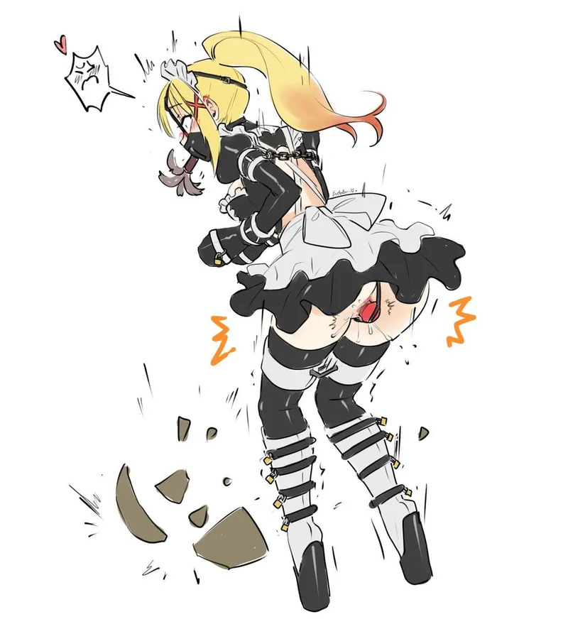 Thumbnail Don't Be So Clumsy, Now I Have to Punish You by Usadorb in Hentaibondage