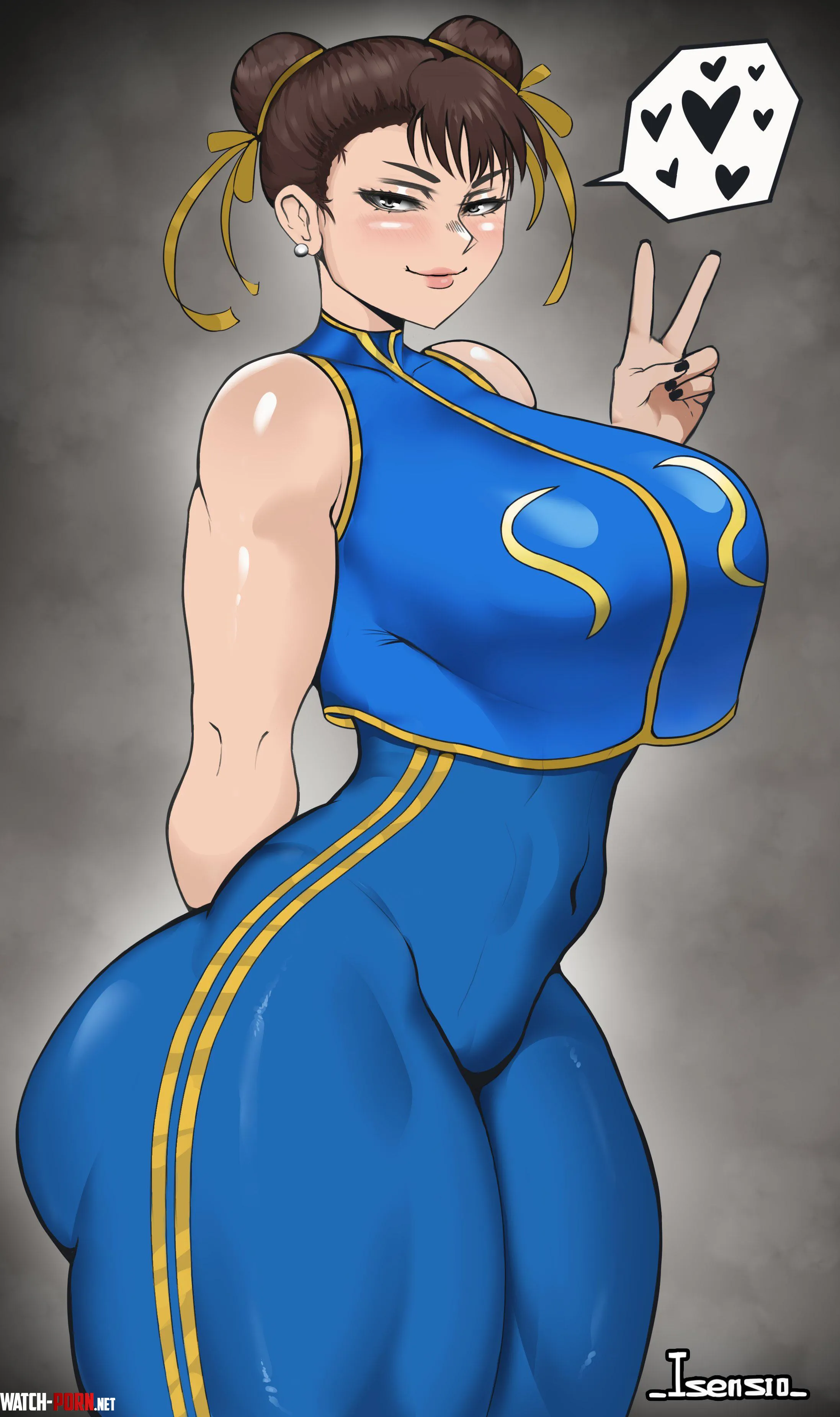 Hourglass figure chun-li by bigboobfan69