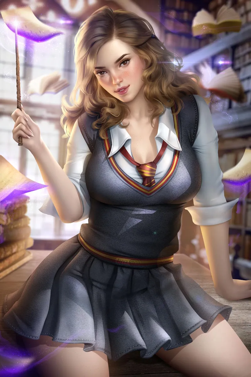 Thumbnail Exploring AyyaSAP Hermione by Erridaniaic in harrypotterporn Category