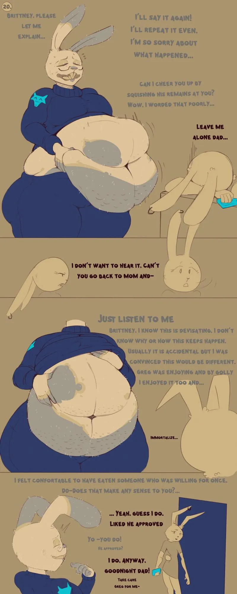 Thumbnail Complete-Bet-600 Presents Rabbit Girl Dinner - A Vore Art Delight