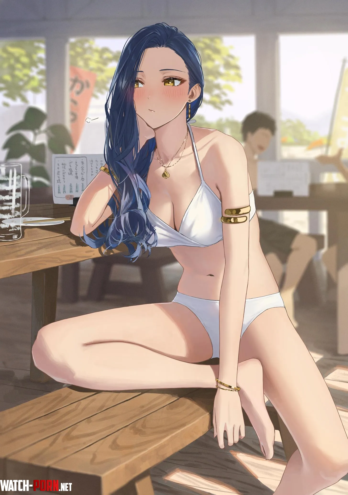 Anime Hentai Summer cafe [Original] by FaithKingPGI
