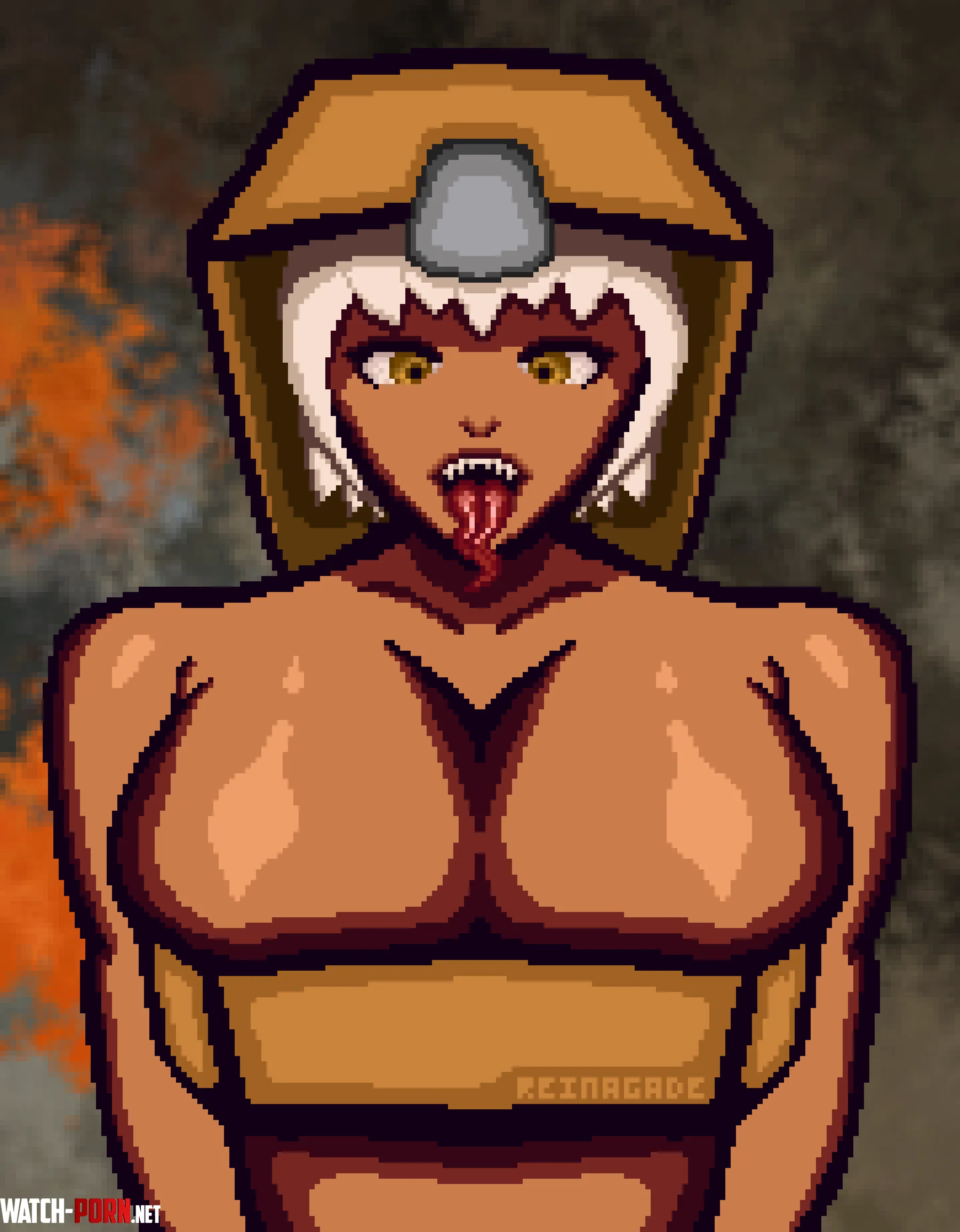 mimic girl oc i made by Successful_Emu_8764