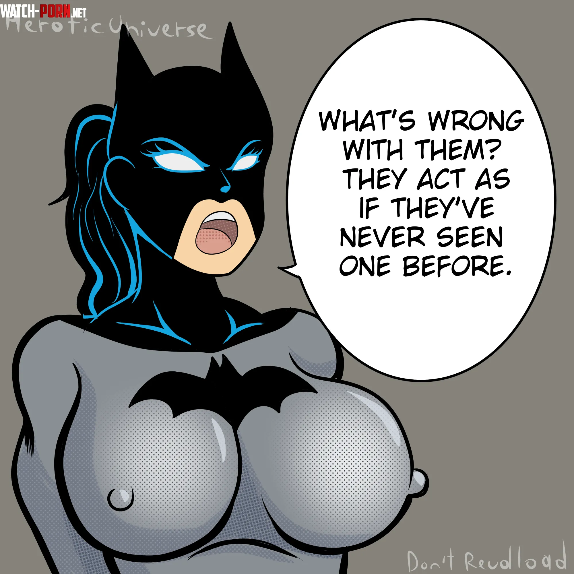 Herotic Universe #6: Batnipples by Zz_comics