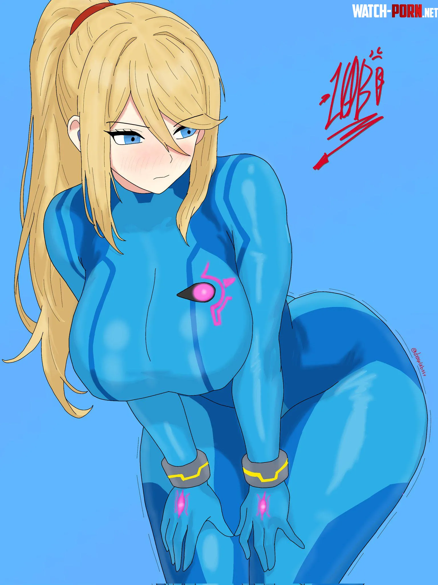 Samus Aran [Metroid] by WoolsonDaSheep