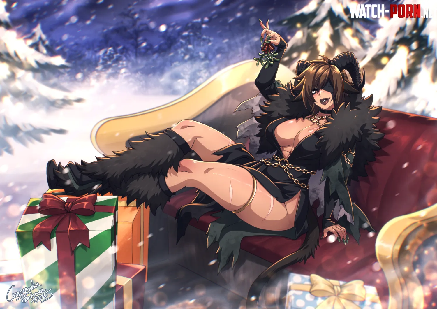 Krampus Saitou - for Kalbryn [OC] (Crescentia Fortuna) by Crescentia-Fortuna