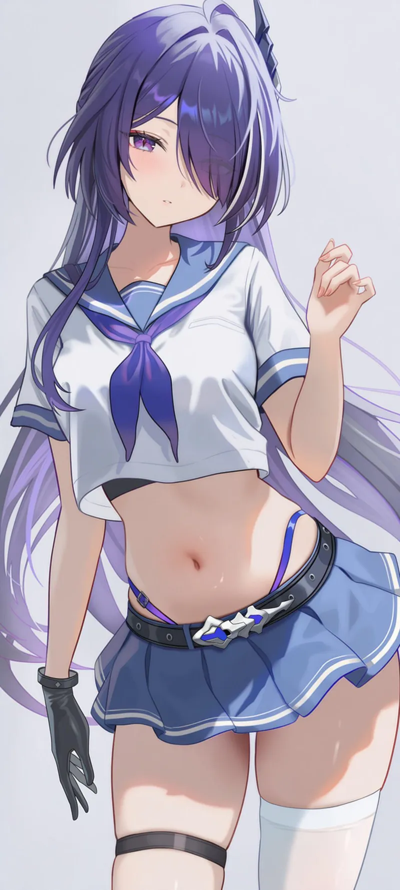 Thumbnail Embracing the Midriff: Acheron from Honkai Star Rail | animemidriff
