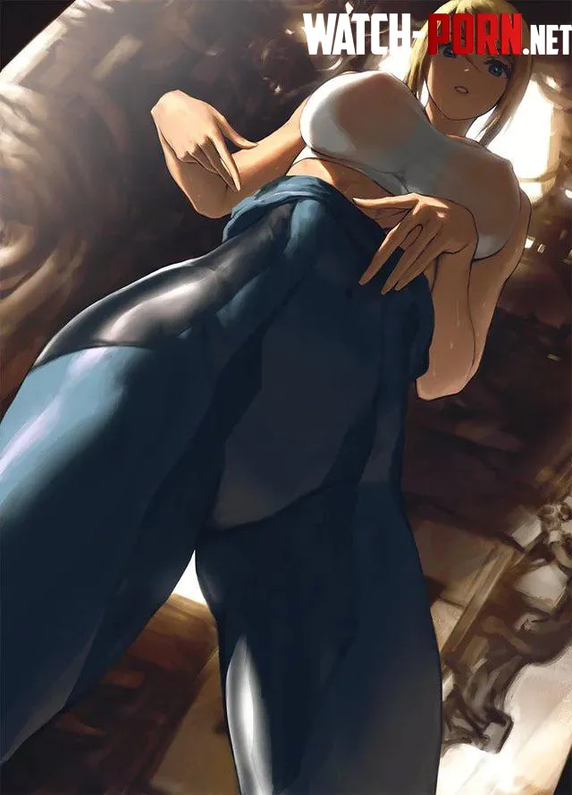 Samus From Below (infi ) [Metroid] by DivaQueennn