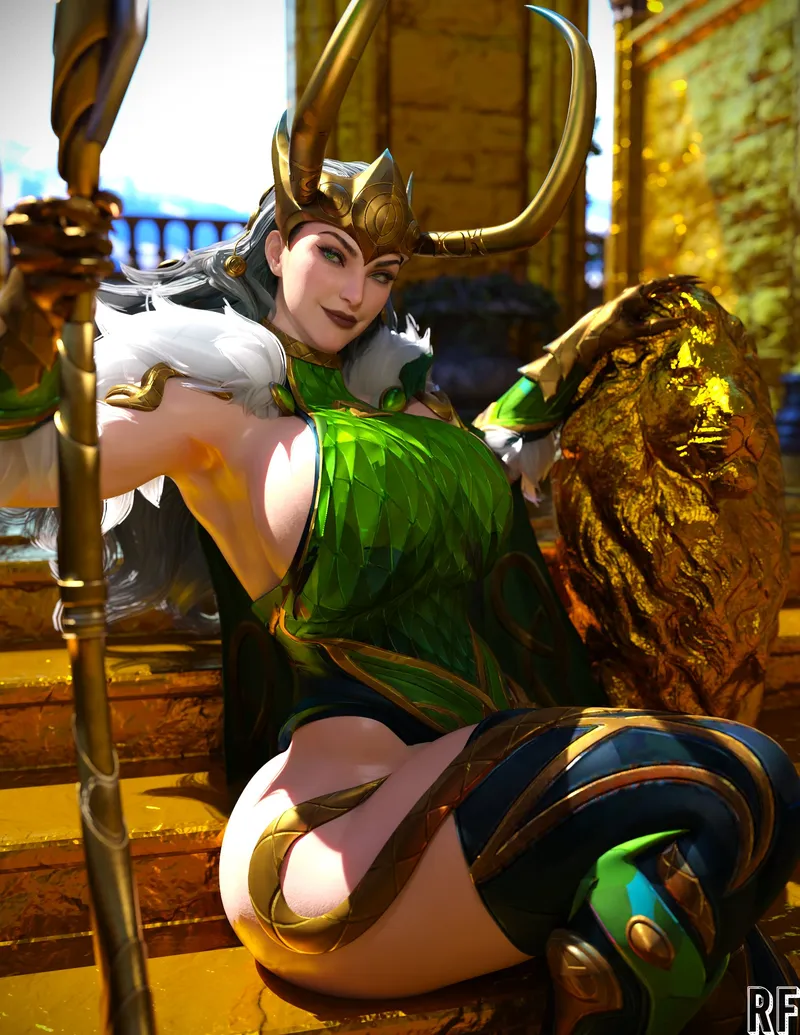 Thumbnail Lady Loki (Rude Frog) [Marvel Rivals] by Poke-Oji - Superhero Porn