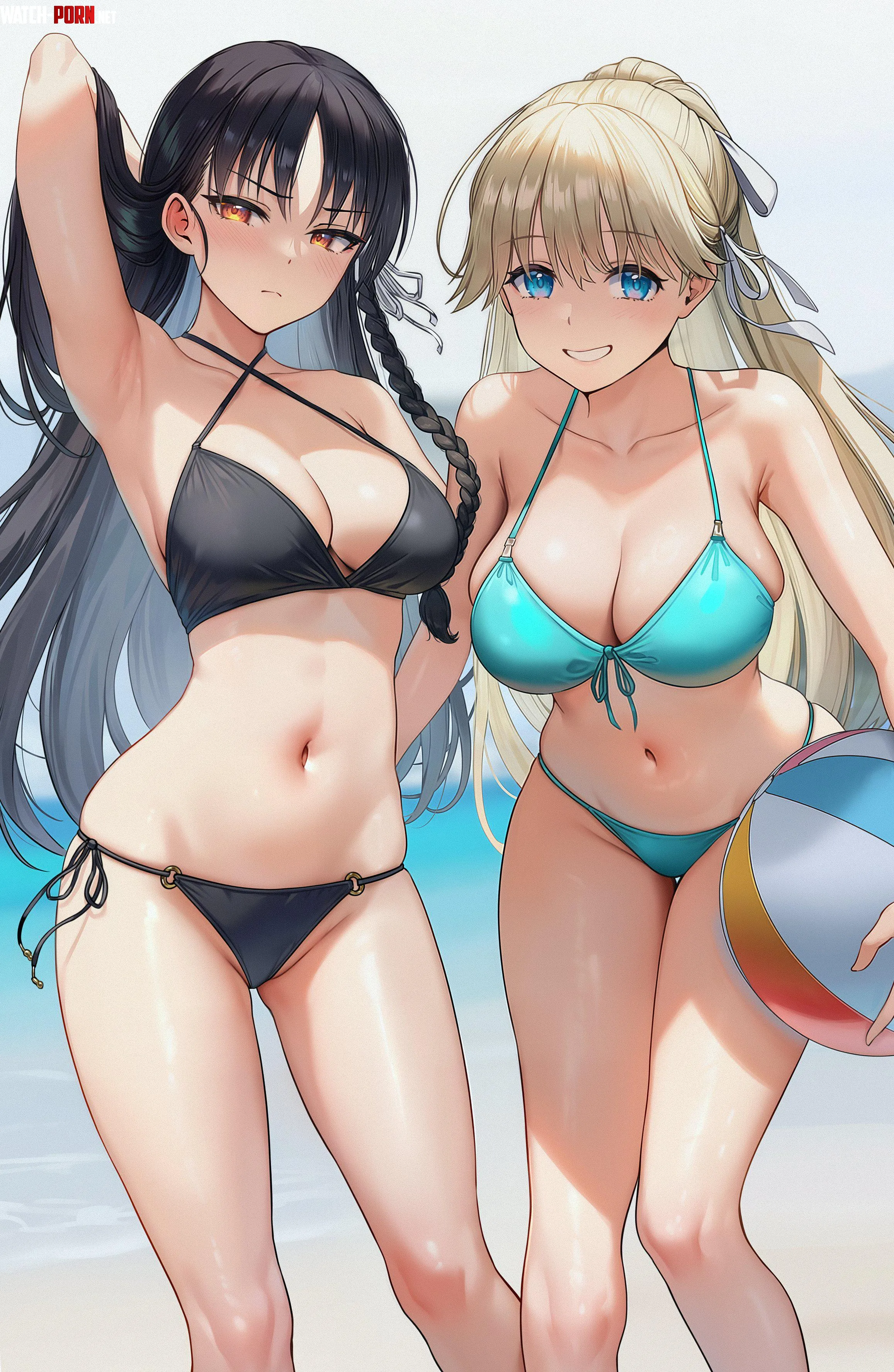 Suzune & Tsubasa [Classroom of the Elite] by WoolsonDaSheep